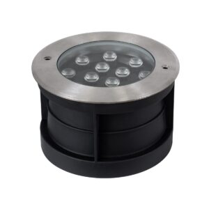 GloboStar® UNDERWATER-JULIA 90568 Υποβρύχιο Χωνευτό Φωτιστικό Σποτ Ειδικό για Σιντριβάνια LED 12W 1080lm 15° DC 24V Αδιάβροχο IP68 Φ18 x Υ11.2cm Θερμό Λευκό 2700K – Ανοξείδωτο Ατσάλι – 3 Years Warranty