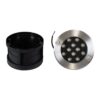GloboStar® UNDERWATER-JULIA 90568 Υποβρύχιο Χωνευτό Φωτιστικό Σποτ Ειδικό για Σιντριβάνια LED 12W 1080lm 15° DC 24V Αδιάβροχο IP68 Φ18 x Υ11.2cm Θερμό Λευκό 2700K – Ανοξείδωτο Ατσάλι – 3 Years Warranty