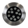 GloboStar® UNDERWATER-JULIA 90570 Υποβρύχιο Χωνευτό Φωτιστικό Σποτ Ειδικό για Σιντριβάνια LED 12W 1020lm 15° DC 24V Αδιάβροχο IP68 Φ18 x Υ11.2cm RGBW DMX512 – Ανοξείδωτο Ατσάλι – 3 Years Warranty