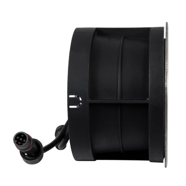 GloboStar® UNDERWATER-JULIA 90570 Υποβρύχιο Χωνευτό Φωτιστικό Σποτ Ειδικό για Σιντριβάνια LED 12W 1020lm 15° DC 24V Αδιάβροχο IP68 Φ18 x Υ11.2cm RGBW DMX512 – Ανοξείδωτο Ατσάλι – 3 Years Warranty