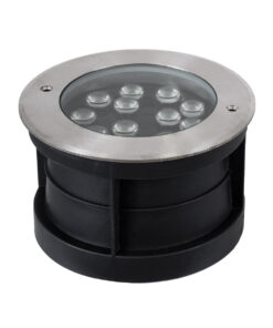 GloboStar® UNDERWATER-JULIA 90570 Υποβρύχιο Χωνευτό Φωτιστικό Σποτ Ειδικό για Σιντριβάνια LED 12W 1020lm 15° DC 24V Αδιάβροχο IP68 Φ18 x Υ11.2cm RGBW DMX512 – Ανοξείδωτο Ατσάλι – 3 Years Warranty