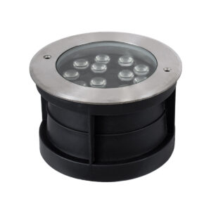 GloboStar® UNDERWATER-JULIA 90570 Υποβρύχιο Χωνευτό Φωτιστικό Σποτ Ειδικό για Σιντριβάνια LED 12W 1020lm 15° DC 24V Αδιάβροχο IP68 Φ18 x Υ11.2cm RGBW DMX512 – Ανοξείδωτο Ατσάλι – 3 Years Warranty