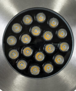 GloboStar® UNDERGROUND-SINA 90572 Χωνευτό Φωτιστικό Σποτ Δαπέδου LED 18W 1710lm 15° DC 24V Αδιάβροχο IP68 Φ20 x Υ11cm Φυσικό Λευκό 4500K – Ανοξείδωτο Ατσάλι – 3 Χρόνια Εγγύηση