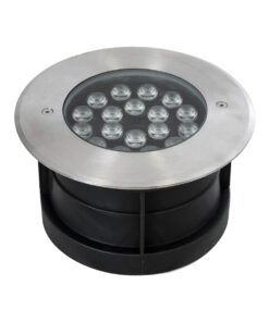 GloboStar® UNDERGROUND-SINA 90572 Χωνευτό Φωτιστικό Σποτ Δαπέδου LED 18W 1710lm 15° DC 24V Αδιάβροχο IP68 Φ20 x Υ11cm Φυσικό Λευκό 4500K – Ανοξείδωτο Ατσάλι – 3 Χρόνια Εγγύηση