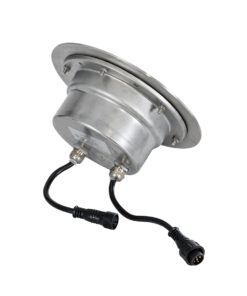 GloboStar® UNDERGROUND-SINA 90573 Χωνευτό Φωτιστικό Σποτ Δαπέδου LED 18W 1530lm 15° DC 24V Αδιάβροχο IP68 Φ20 x Υ11cm RGBW DMX512 – Ανοξείδωτο Ατσάλι – 3 Χρόνια Εγγύηση