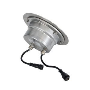 GloboStar® UNDERGROUND-SINA 90573 Χωνευτό Φωτιστικό Σποτ Δαπέδου LED 18W 1530lm 15° DC 24V Αδιάβροχο IP68 Φ20 x Υ11cm RGBW DMX512 – Ανοξείδωτο Ατσάλι – 3 Χρόνια Εγγύηση