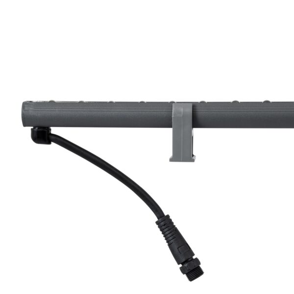 GloboStar® WASHER-STELLAR 90574 Μπάρα Φωτισμού Ultra Slim Wall Washer LED 12W 1020lm 30° DC 24V Αδιάβροχο IP67 Μ100 x Π2 x Υ1.8cm Αρχιτεκτονικό Πορτοκαλί 2200K – Γκρι Ανθρακί – 3 Years Warranty