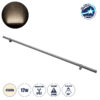 GloboStar® WASHER-STELLAR 90576 Μπάρα Φωτισμού Ultra Slim Wall Washer LED 12W 1140lm 30° DC 24V Αδιάβροχο IP67 Μ100 x Π2 x Υ1.8cm Φυσικό Λευκό 4500K – Γκρι Ανθρακί – 3 Years Warranty