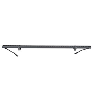 GloboStar® WASHER-STELLAR 90577 Μπάρα Φωτισμού Ultra Slim Wall Washer LED 12W 1020lm 30° DC 24V Αδιάβροχο IP67 Μ100 x Π3.2 x Υ3cm RGBW DMX512 – Γκρι Ανθρακί – 3 Years Warranty