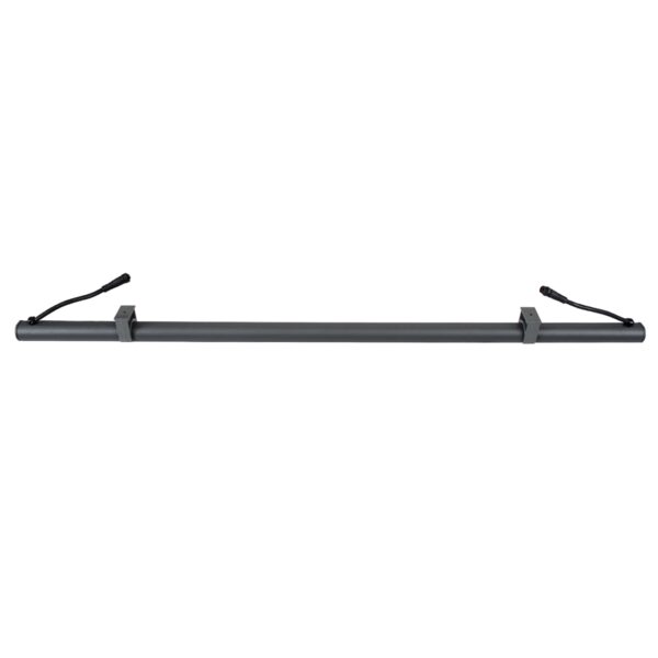 GloboStar® WASHER-STELLAR 90577 Μπάρα Φωτισμού Ultra Slim Wall Washer LED 12W 1020lm 30° DC 24V Αδιάβροχο IP67 Μ100 x Π3.2 x Υ3cm RGBW DMX512 – Γκρι Ανθρακί – 3 Years Warranty