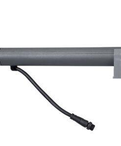 GloboStar® WASHER-PANDA 90578 Μπάρα Φωτισμού Ultra Slim Wall Washer LED 18W 1530lm 15° DC 24V Αδιάβροχο IP67 Μ100 x Π4 x Υ3.5cm Αρχιτεκτονικό Πορτοκαλί 2200K – Γκρι Ανθρακί – 3 Years Warranty