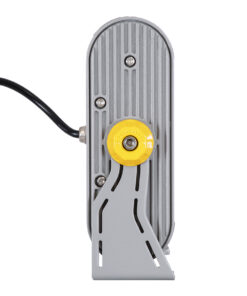 GloboStar® FLOOD-HENA 90444 Προβολέας Wall Washer για Φωτισμό Κτιρίων LED 24W 2040lm 30° AC 220-240V Αδιάβροχο IP67 Μ22.5 x Π6 x Υ16.5cm Αρχιτεκτονικό Πορτοκαλί 2200K – Ασημί – 3 Years Warranty