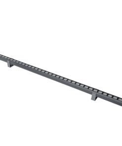 GloboStar® WASHER-PANDA 90582 Μπάρα Φωτισμού Ultra Slim Wall Washer LED 36W 3060lm 15° DC 24V Αδιάβροχο IP67 Μ100 x Π4 x Υ3.5cm Αρχιτεκτονικό Πορτοκαλί 2200K – Γκρι Ανθρακί – 3 Years Warranty