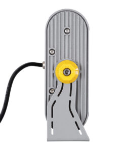 GloboStar® FLOOD-HENA 90446 Προβολέας Wall Washer για Φωτισμό Κτιρίων LED 48W 4080lm 30° AC 220-240V Αδιάβροχο IP67 Μ39 x Π6 x Υ17cm Αρχιτεκτονικό Πορτοκαλί 2200K – Ασημί – 3 Years Warranty