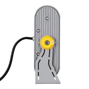 GloboStar® FLOOD-HENA 90446 Προβολέας Wall Washer για Φωτισμό Κτιρίων LED 48W 4080lm 30° AC 220-240V Αδιάβροχο IP67 Μ39 x Π6 x Υ17cm Αρχιτεκτονικό Πορτοκαλί 2200K – Ασημί – 3 Years Warranty