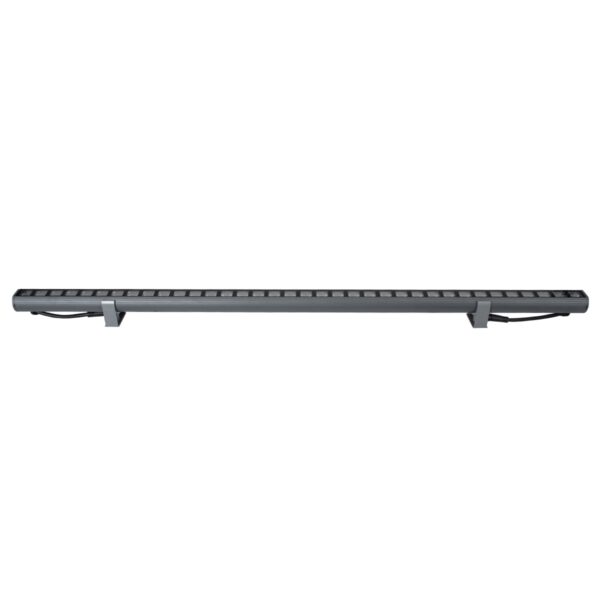GloboStar® WASHER-PANDA 90582 Μπάρα Φωτισμού Ultra Slim Wall Washer LED 36W 3060lm 15° DC 24V Αδιάβροχο IP67 Μ100 x Π4 x Υ3.5cm Αρχιτεκτονικό Πορτοκαλί 2200K – Γκρι Ανθρακί – 3 Years Warranty