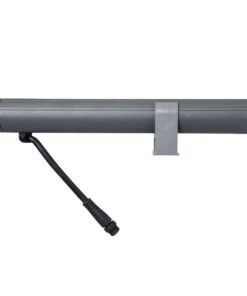 GloboStar® WASHER-PANDA 90582 Μπάρα Φωτισμού Ultra Slim Wall Washer LED 36W 3060lm 15° DC 24V Αδιάβροχο IP67 Μ100 x Π4 x Υ3.5cm Αρχιτεκτονικό Πορτοκαλί 2200K – Γκρι Ανθρακί – 3 Years Warranty