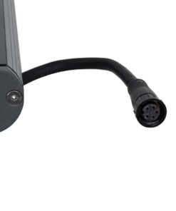 GloboStar® WASHER-PANDA 90585 Μπάρα Φωτισμού Ultra Slim Wall Washer LED 36W 3060lm 15° DC 24V Αδιάβροχο IP67 Μ100 x Π4 x Υ3.5cm RGBW DMX512 – Γκρι Ανθρακί – 3 Years Warranty