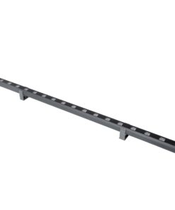 GloboStar® WASHER-PANDA 90585 Μπάρα Φωτισμού Ultra Slim Wall Washer LED 36W 3060lm 15° DC 24V Αδιάβροχο IP67 Μ100 x Π4 x Υ3.5cm RGBW DMX512 – Γκρι Ανθρακί – 3 Years Warranty