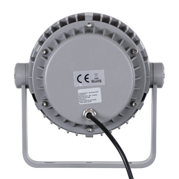 GloboStar® FLOOD-MENA 90336 Προβολέας Wall Washer με Αντιθαμβωτική Γρίλια για Φωτισμό Κτιρίων LED 24W 2040lm 30° AC 220-240V Αδιάβροχο IP67 L19.5 x W16 x H21cm Αρχιτεκτονικό Πορτοκαλί 2200K – Γκρι Ανθρακί – 3 Years Warranty