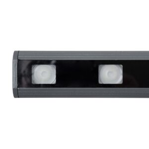 GloboStar® WASHER-PANDA 90585 Μπάρα Φωτισμού Ultra Slim Wall Washer LED 36W 3060lm 15° DC 24V Αδιάβροχο IP67 Μ100 x Π4 x Υ3.5cm RGBW DMX512 – Γκρι Ανθρακί – 3 Years Warranty