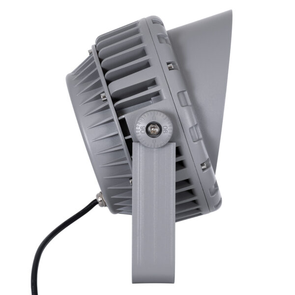 GloboStar® FLOOD-MENA 90337 Προβολέας Wall Washer με Αντιθαμβωτική Γρίλια για Φωτισμό Κτιρίων LED 36W 3060lm 30° AC 220-240V Αδιάβροχο IP67 L23.5 x W17.5 x H25.5cm Αρχιτεκτονικό Πορτοκαλί 2200K – Γκρι Ανθρακί – 3 Years Warranty