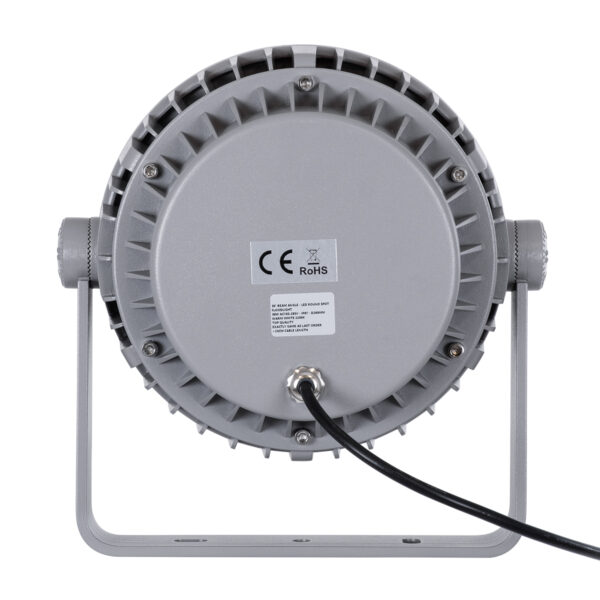 GloboStar® FLOOD-MENA 90337 Προβολέας Wall Washer με Αντιθαμβωτική Γρίλια για Φωτισμό Κτιρίων LED 36W 3060lm 30° AC 220-240V Αδιάβροχο IP67 L23.5 x W17.5 x H25.5cm Αρχιτεκτονικό Πορτοκαλί 2200K – Γκρι Ανθρακί – 3 Years Warranty