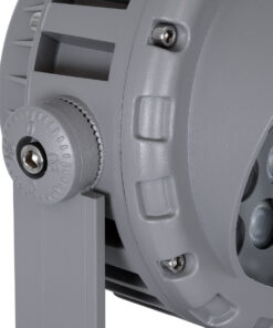 GloboStar® FLOOD-MENA 90337 Προβολέας Wall Washer με Αντιθαμβωτική Γρίλια για Φωτισμό Κτιρίων LED 36W 3060lm 30° AC 220-240V Αδιάβροχο IP67 L23.5 x W17.5 x H25.5cm Αρχιτεκτονικό Πορτοκαλί 2200K – Γκρι Ανθρακί – 3 Years Warranty