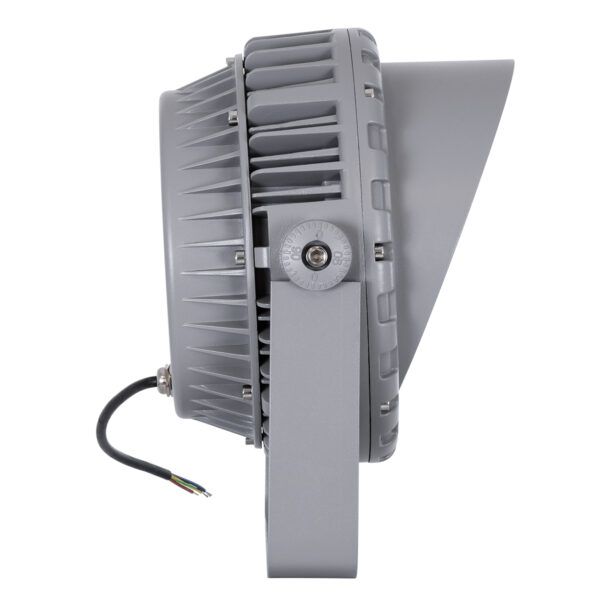 GloboStar® FLOOD-MENA 90338 Προβολέας Wall Washer με Αντιθαμβωτική Γρίλια για Φωτισμό Κτιρίων LED 48W 4080lm 30° AC 220-240V Αδιάβροχο IP67 L26 x W20 x H28.5cm Αρχιτεκτονικό Πορτοκαλί 2200K – Γκρι Ανθρακί – 3 Years Warranty