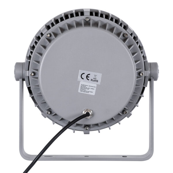 GloboStar® FLOOD-MENA 90338 Προβολέας Wall Washer με Αντιθαμβωτική Γρίλια για Φωτισμό Κτιρίων LED 48W 4080lm 30° AC 220-240V Αδιάβροχο IP67 L26 x W20 x H28.5cm Αρχιτεκτονικό Πορτοκαλί 2200K – Γκρι Ανθρακί – 3 Years Warranty