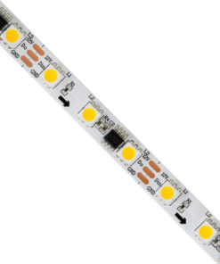 GloboStar® 90588 Digital Pixel Addressable Strip 3 PIN – Ψηφιακή Ταινία LED SMD 5050 14.4W/m 60LED/m 20PIXEL/m SPI/TTL Protocol IC WS2811/UCS16703 1296lm/m 120° DC 12V IP20 Θερμό Λευκό 2700K – Λευκό Σώμα – Μ5000 x Π10 x Υ2mm – Συσκευασία 5 Μέτρων – 5 Χρόνια Εγγύηση