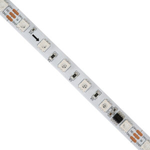 GloboStar® 90596 Digital Pixel Addressable Strip 3 PIN – Ψηφιακή Ταινία LED SMD 5050 14.4W/m 60LED/m 10PIXEL/m SPI/TTL Protocol IC WS2811/SM16703P 1152lm/m 120° DC 24V IP20 RGB – Λευκό Σώμα – Μ5000 x Π10 x Υ2mm – Συσκευασία 5 Μέτρων – 5 Χρόνια Εγγύηση