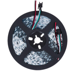 GloboStar® 90596 Digital Pixel Addressable Strip 3 PIN – Ψηφιακή Ταινία LED SMD 5050 14.4W/m 60LED/m 10PIXEL/m SPI/TTL Protocol IC WS2811/SM16703P 1152lm/m 120° DC 24V IP20 RGB – Λευκό Σώμα – Μ5000 x Π10 x Υ2mm – Συσκευασία 5 Μέτρων – 5 Χρόνια Εγγύηση