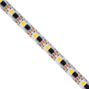 GloboStar® 90603 Digital Pixel Addressable Strip 4 PIN – Ψηφιακή Ταινία LED SMD 5050 14.4W/m 60LED/m 60PIXEL/m SPI/TTL Protocol IC TM1908 1296lm/m 120° DC 12V IP20 Θερμό Λευκό 2700K – Λευκό Σώμα – Μ5000 x Π10 x Υ2mm – Συσκευασία 5 Μέτρων – 5 Χρόνια Εγγύηση