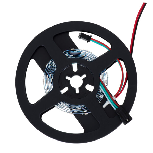GloboStar® 90605 Digital Pixel Addressable Strip Ultra Slim 3 PIN – Nano Ψηφιακή Ταινία LED SMD 3535 14.4W/m 60LED/m 60PIXEL/m SPI/TTL Protocol IC WS2812/SK6812 1152lm/m 120° DC 5V IP20 RGB – Λευκό Σώμα – Μ2000 x Π4 x Υ1mm – Συσκευασία 2 Μέτρων – 5 Χρόνια Εγγύη