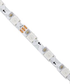 GloboStar® 90606 Digital Pixel Addressable Strip Ultra Slim – Nano Zig Zag S Ψηφιακή Ταινία LED SMD 5050 14.4W/m 60LED/m 20PIXEL/m SPI/TTL Protocol IC WS2812/SK6812 1152lm/m 120° DC 5V IP20 RGB – Λευκό Σώμα – Μ2000 x Π6 x Υ2mm – Συσκευασία 2 Μέτρων – 5 Χρόνια Εγγύηση