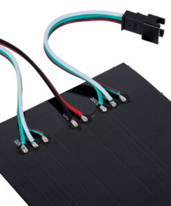 GloboStar® 90607 Digital Pixel Addressable Plate – Ψηφιακή Πλακέτα LED SMD 5050 15.3W/m 64LED/unit 64PIXEL/unit SPI/TTL Protocol IC WS2812/SK6812 1224lm/unit 120° DC 5V IP20 RGB – Μαύρο Σώμα – Μ80 x Π80 x Υ2mm – 5 Χρόνια Εγγύηση