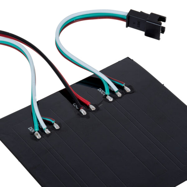 GloboStar® 90607 Digital Pixel Addressable Plate – Ψηφιακή Πλακέτα LED SMD 5050 15.3W/m 64LED/unit 64PIXEL/unit SPI/TTL Protocol IC WS2812/SK6812 1224lm/unit 120° DC 5V IP20 RGB – Μαύρο Σώμα – Μ80 x Π80 x Υ2mm – 5 Χρόνια Εγγύηση