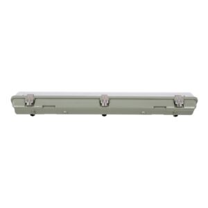 GloboStar® 90610 1 x 60cm T8 Tri-Proof Πλαστικό PC Σκαφάκι με Μεταλλικά Clips για Λάμπα Φθορίου LED Τροφοδοσίας Ενός Άκρου Αδιάβροχο IP65
