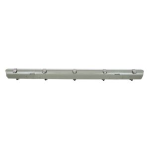 GloboStar® 90612 1 x 120cm T8 Tri-Proof Πλαστικό PC Σκαφάκι με Μεταλλικά Clips για Λάμπα Φθορίου LED Τροφοδοσίας Ενός Άκρου Αδιάβροχο IP65