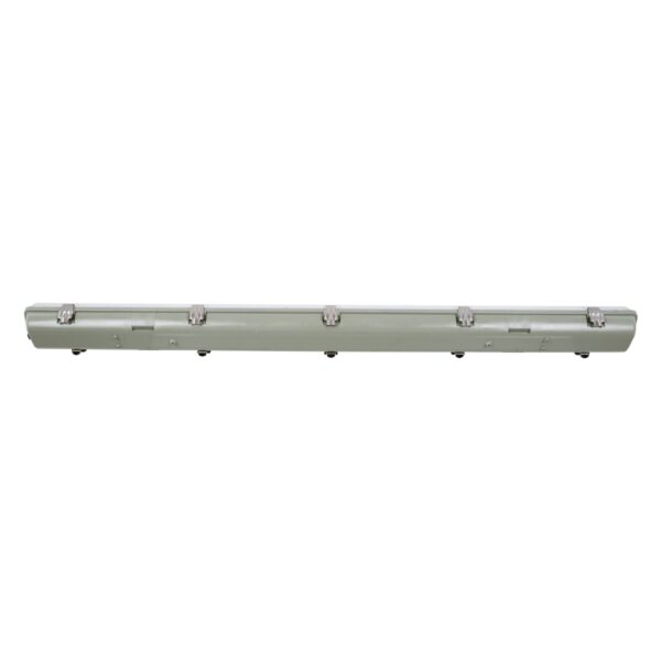 GloboStar® 90612 1 x 120cm T8 Tri-Proof Πλαστικό PC Σκαφάκι με Μεταλλικά Clips για Λάμπα Φθορίου LED Τροφοδοσίας Ενός Άκρου Αδιάβροχο IP65