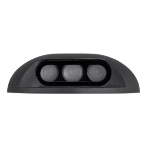 GloboStar® STEP-LUNA 90618 Επιφανειακό Φωτιστικό Σκαλοπατιού – Διαδρόμου LED 6W 600lm 10° DC 24V Αδιάβροχο IP65 Φ12 x Υ3cm Πολύχρωμο RGB DMX512 – Μαύρο – 3 Years Warranty
