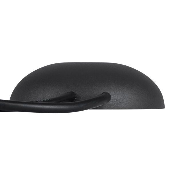 GloboStar® STEP-LUNA 90618 Επιφανειακό Φωτιστικό Σκαλοπατιού – Διαδρόμου LED 6W 600lm 10° DC 24V Αδιάβροχο IP65 Φ12 x Υ3cm Πολύχρωμο RGB DMX512 – Μαύρο – 3 Years Warranty