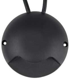 GloboStar® STEP-LUNA 90618 Επιφανειακό Φωτιστικό Σκαλοπατιού – Διαδρόμου LED 6W 600lm 10° DC 24V Αδιάβροχο IP65 Φ12 x Υ3cm Πολύχρωμο RGB DMX512 – Μαύρο – 3 Years Warranty