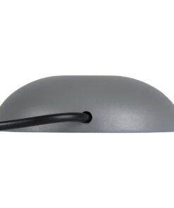 GloboStar® STEP-LUNA 90623 Επιφανειακό Φωτιστικό Σκαλοπατιού – Διαδρόμου LED 3W 345lm 10° DC 24V Αδιάβροχο IP65 Φ12 x Υ3cm Φυσικό Λευκό 4500K – Γκρι Ανθρακί – 3 Χρόνια Εγγύηση