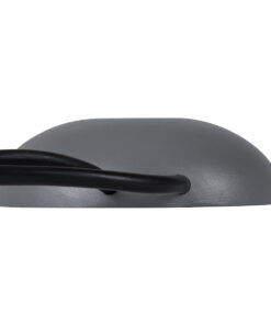 GloboStar® STEP-LUNA 90624 Επιφανειακό Φωτιστικό Σκαλοπατιού – Διαδρόμου LED 6W 600lm 10° DC 24V Αδιάβροχο IP65 Φ12 x Υ3cm Πολύχρωμο RGB DMX512 – Γκρι Ανθρακί – 3 Years Warranty