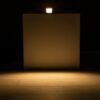 GloboStar® STEP-MINA 90627 Χωνευτό Φωτιστικό Σκαλοπατιού – Διαδρόμου LED 3W 330lm 30° DC 24V Αδιάβροχο IP65 Μ8.3 x Π8.3 x Υ5cm Θερμό Λευκό 2700K – Γκρι Ανθρακί – 3 Years Warranty