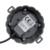 GloboStar® WALLLIGHT-MONA 90628 Φωτιστικό Τοίχου – Απλίκα Point Light LED 6W 660lm 360° DC 24V Αδιάβροχο IP65 Φ11 x Υ6.5cm Θερμό Λευκό 3000K – Γκρι Ανθρακί – 3 Years Warranty