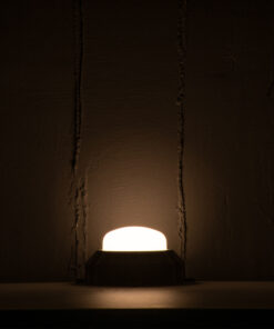 GloboStar® WALLLIGHT-MONA 90628 Φωτιστικό Τοίχου – Απλίκα Point Light LED 6W 660lm 360° DC 24V Αδιάβροχο IP65 Φ11 x Υ6.5cm Θερμό Λευκό 3000K – Γκρι Ανθρακί – 3 Years Warranty