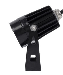 GloboStar® SPOT-TOLA 90631 Σποτ Φωτισμου Wall Washer LED 1W 110lm 10° DC 24V Αδιάβροχο IP65 Φ5 x Υ9cm Θερμό Λευκό 3000K – Μαύρο – 3 Years Warranty